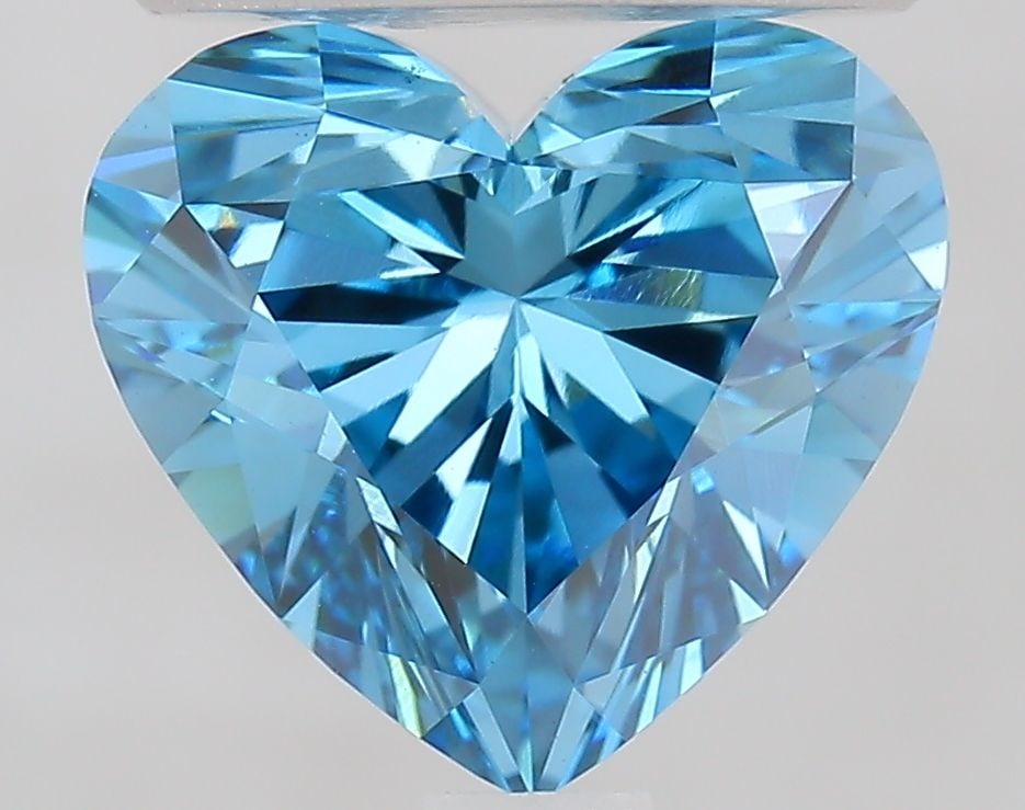 Loose Diamond - HEART 2.0ct Fancy Vivid Blue VS1: Loose Diamond - HEART 2.0ct Fancy Vivid Blue VS1 Source: This is a real non-mined Diamond that has been grown in a lab Shape: HEART Carats: 2.0 Color: Fancy Vivid Blue Certification: IGI Video: