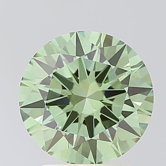 Loose Diamond - ROUND 2.0ct Fancy Vivid Green VS2: Loose Diamond - ROUND 2.0ct Fancy Vivid Green VS2 Source: This is a real non-mined Diamond that has been grown in a lab Shape: ROUND Carats: 2.0 Color: Fancy Vivid Green Certification: IGI Video: