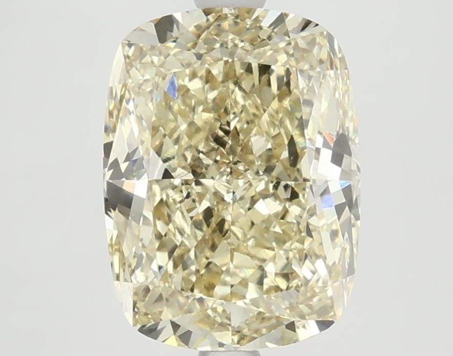 Loose Diamond - CUSHION MODIFIED 4.02ct Fancy Yellow VS1: Loose Diamond - CUSHION MODIFIED 4.02ct Fancy Yellow VS1 Source: This is a real non-mined Diamond that has been grown in a lab Shape: CUSHION MODIFIED Carats: 4.02 Color: Fancy Yellow Certification: I