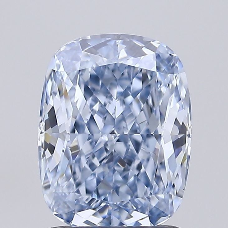 Loose Diamond - CUSHION MODIFIED 1.51ct Fancy Blue VVS2: Loose Diamond - CUSHION MODIFIED 1.51ct Fancy Blue VVS2 Source: This is a real non-mined Diamond that has been grown in a lab Shape: CUSHION MODIFIED Carats: 1.51 Color: Fancy Blue Certification: IGI 