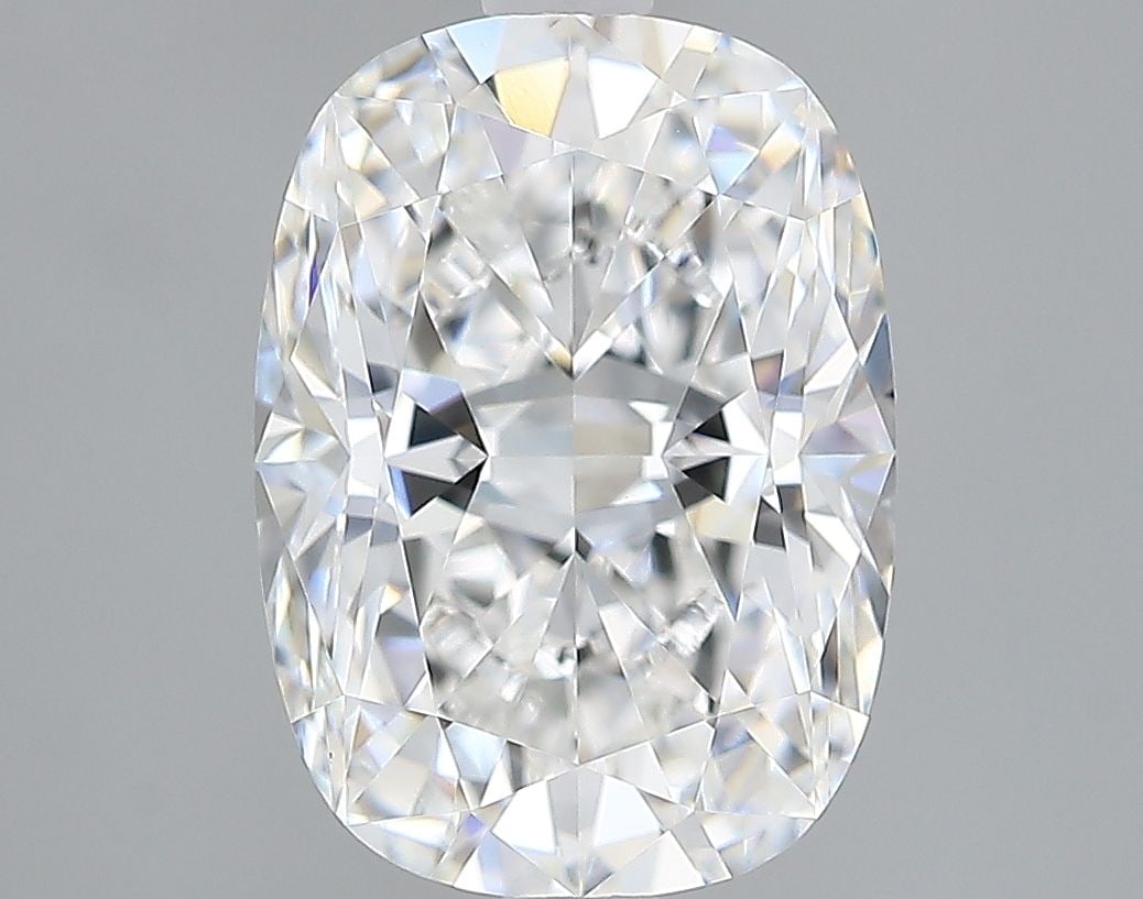 Loose Diamond - CUSHION MODIFIED 2.7ct D VVS2: Loose Diamond - CUSHION MODIFIED 2.7ct D VVS2 Source: This is a real non-mined Diamond that has been grown in a lab Shape: CUSHION MODIFIED Carats: 2.7 Color: D Clarity: VVS2 Certification: IGI Video: