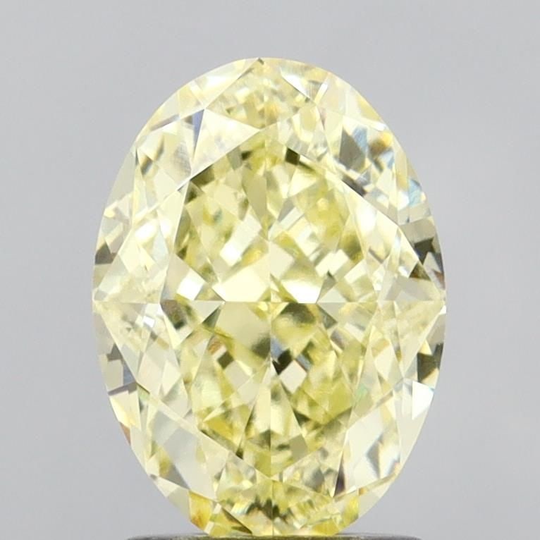 Loose Diamond - OVAL 2.07ct Fancy Yellow VVS1: Loose Diamond - OVAL 2.07ct Fancy Yellow VVS1 Source: This is a real non-mined Diamond that has been grown in a lab Shape: OVAL Carats: 2.07 Color: Fancy Yellow Certification: IGI Video: