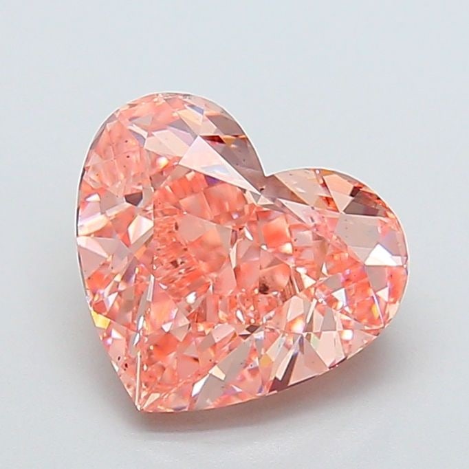 Loose Diamond - HEART 5.06ct Fancy Intense Pink VS2: Loose Diamond - HEART 5.06ct Fancy Intense Pink VS2 Source: This is a real non-mined Diamond that has been grown in a lab Shape: HEART Carats: 5.06 Color: Fancy Intense Pink Certification: IGI Video: