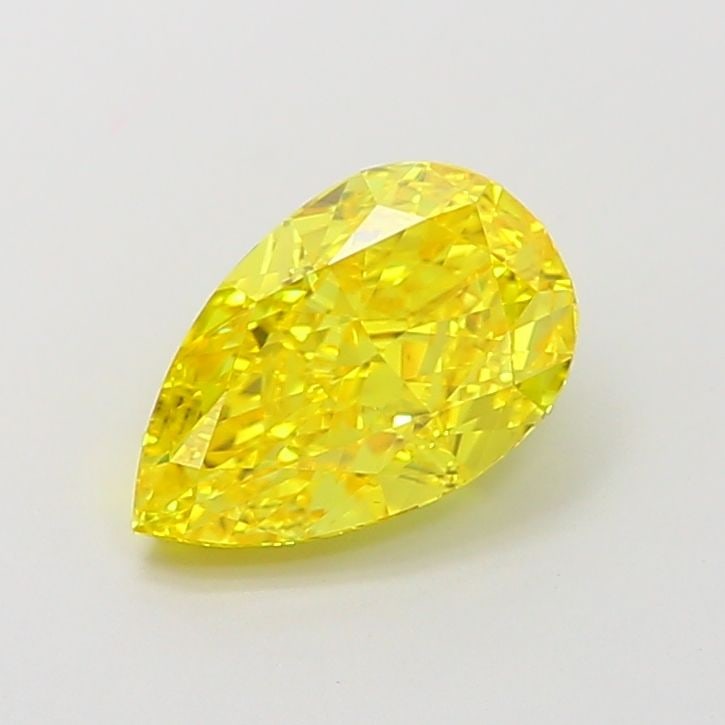 Loose Diamond - PEAR 1.74ct Fancy Vivid Yellow VS1: Loose Diamond - PEAR 1.74ct Fancy Vivid Yellow VS1 Source: This is a real non-mined Diamond that has been grown in a lab Shape: PEAR Carats: 1.74 Color: Fancy Vivid Yellow Certification: IGI Video: