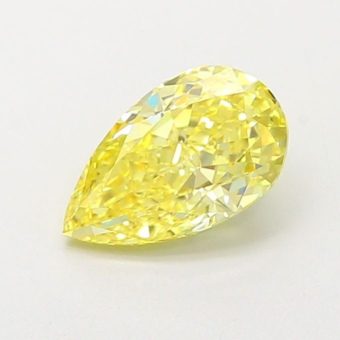 Loose Diamond - PEAR 1.37ct Fancy Vivid Yellow VS1: Loose Diamond - PEAR 1.37ct Fancy Vivid Yellow VS1 Source: This is a real non-mined Diamond that has been grown in a lab Shape: PEAR Carats: 1.37 Color: Fancy Vivid Yellow Certification: IGI Video: