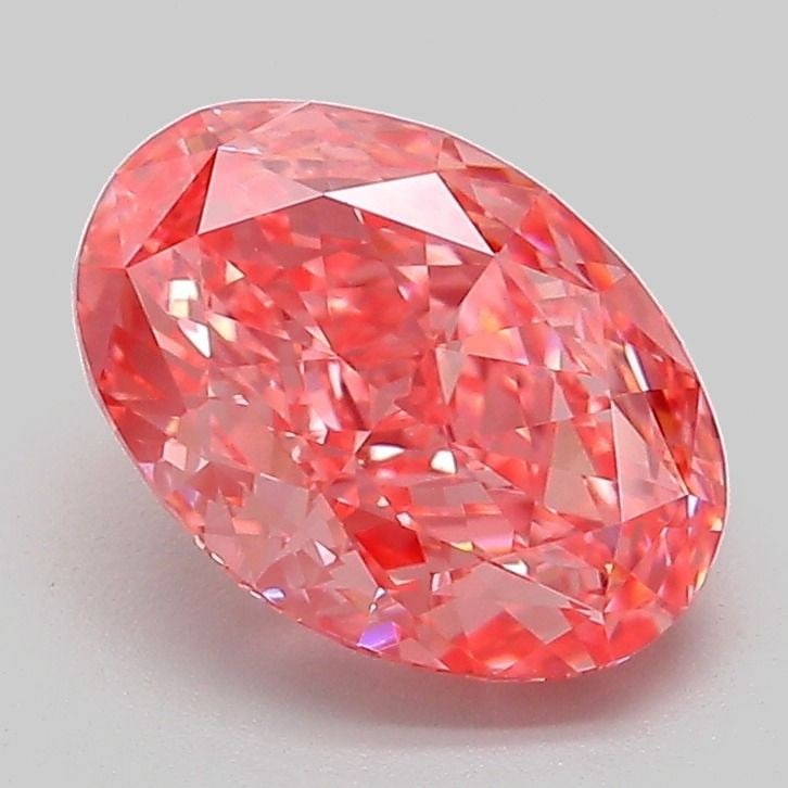Loose Diamond - OVAL 2.08ct Fancy Vivid Pink VVS2: Loose Diamond - OVAL 2.08ct Fancy Vivid Pink VVS2 Source: This is a real non-mined Diamond that has been grown in a lab Shape: OVAL Carats: 2.08 Color: Fancy Vivid Pink Certification: IGI Video:
