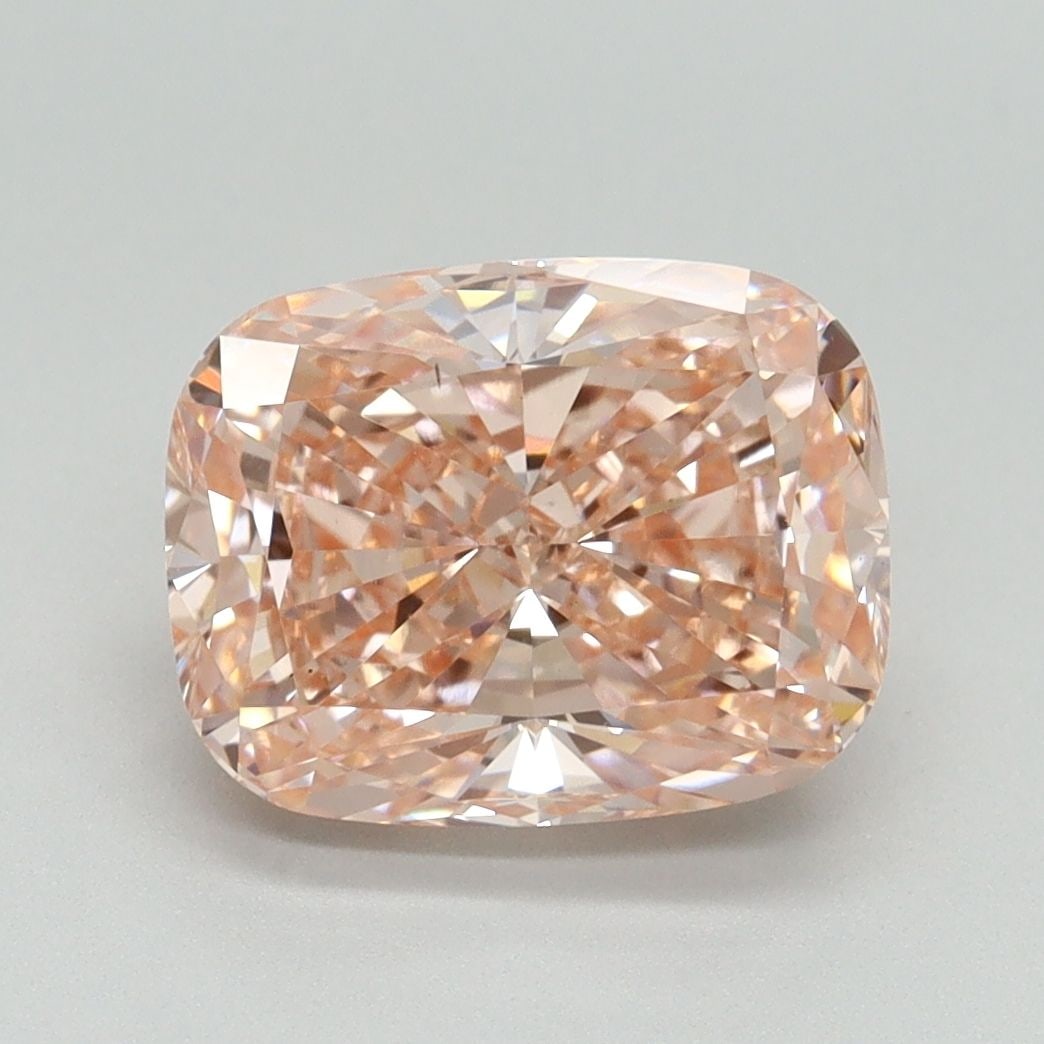 Loose Diamond - CUSHION MODIFIED 3.01ct Fancy Vivid Pink VS1: Loose Diamond - CUSHION MODIFIED 3.01ct Fancy Vivid Pink VS1 Source: This is a real non-mined Diamond that has been grown in a lab Shape: CUSHION MODIFIED Carats: 3.01 Color: Fancy Vivid Pink Certific