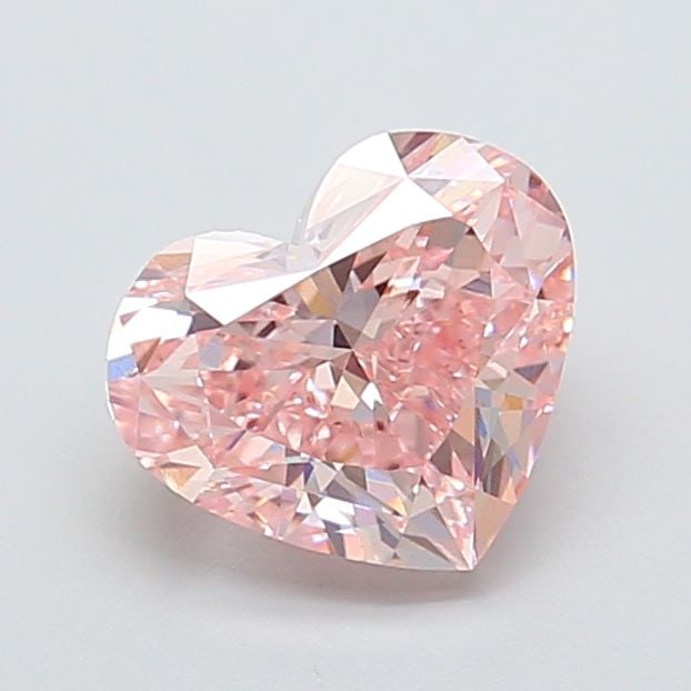 Loose Diamond - HEART 3.01ct Fancy Intense Pink VS1: Loose Diamond - HEART 3.01ct Fancy Intense Pink VS1 Source: This is a real non-mined Diamond that has been grown in a lab Shape: HEART Carats: 3.01 Color: Fancy Intense Pink Certification: IGI Video: