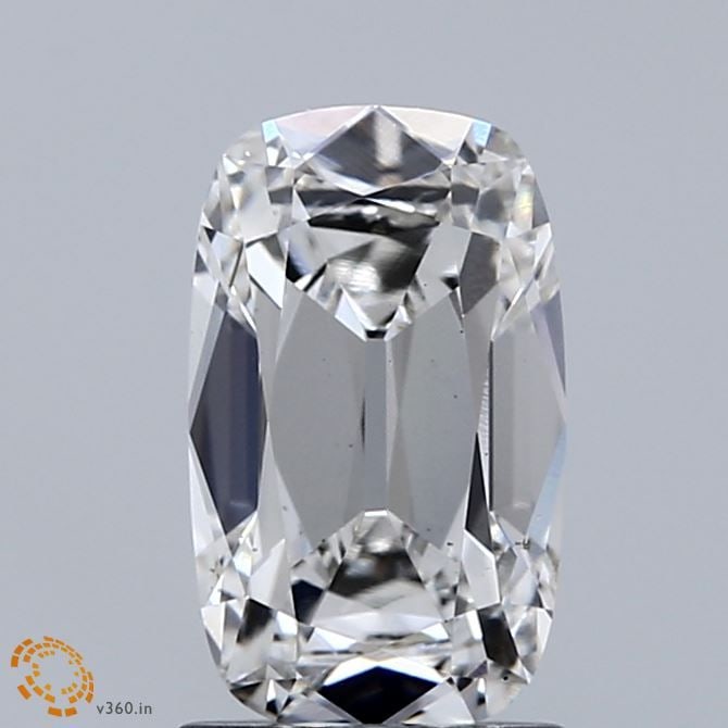 Loose Diamond - CUSHION BRILLIANT 1.62ct G VS2: Loose Diamond - CUSHION BRILLIANT 1.62ct G VS2 Source: This is a real non-mined Diamond that has been grown in a lab Shape: CUSHION BRILLIANT Carats: 1.62 Color: G Clarity: VS2 Certification: IGI Vide