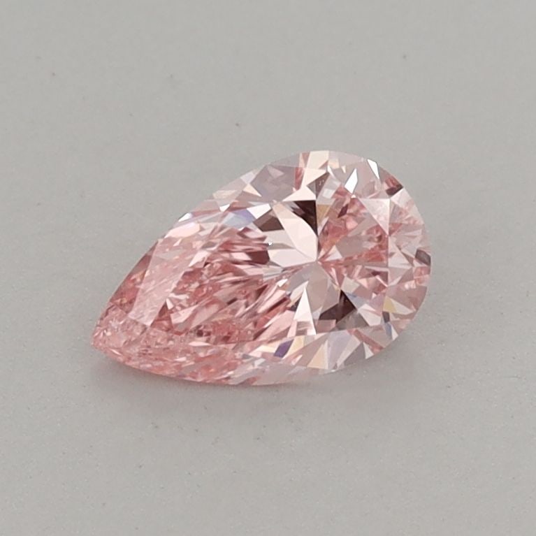 Loose Diamond - PEAR 0.51ct Fancy Vivid Pink VVS2: Loose Diamond - PEAR 0.51ct Fancy Vivid Pink VVS2 Source: This is a real non-mined Diamond that has been grown in a lab Shape: PEAR Carats: 0.51 Color: Fancy Vivid Pink Certification: IGI Video: