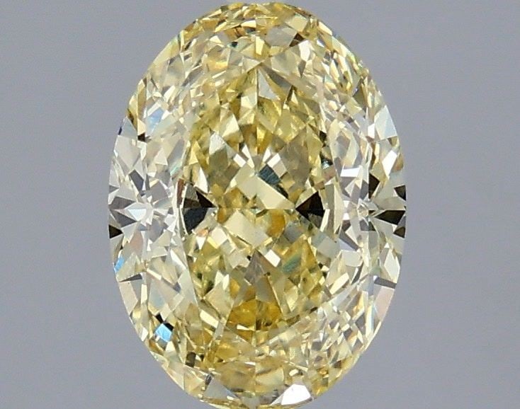 Loose Diamond - OVAL 2.58ct Fancy Yellow VVS2: Loose Diamond - OVAL 2.58ct Fancy Yellow VVS2 Source: This is a real non-mined Diamond that has been grown in a lab Shape: OVAL Carats: 2.58 Color: Fancy Yellow Certification: IGI Video: