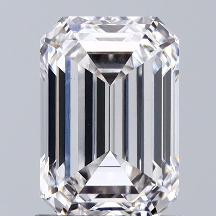 Loose Diamond - EMERALD 1.54ct E VVS2: Loose Diamond - EMERALD 1.54ct E VVS2 Source: This is a real non-mined Diamond that has been grown in a lab Shape: EMERALD Carats: 1.54 Color: E Clarity: VVS2 Certification: IGI Video: