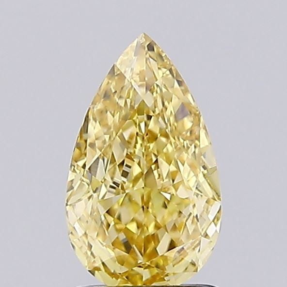 Loose Diamond - PEAR 1.19ct Fancy Intense Yellow VVS2: Loose Diamond - PEAR 1.19ct Fancy Intense Yellow VVS2 Source: This is a real non-mined Diamond that has been grown in a lab Shape: PEAR Carats: 1.19 Color: Fancy Intense Yellow Certification: IGI Vide