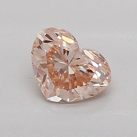 Loose Diamond - HEART 0.52ct Fancy Light Brown VS2: Loose Diamond - HEART 0.52ct Fancy Light Brown VS2 Source: This is a real non-mined Diamond that has been grown in a lab Shape: HEART Carats: 0.52 Color: Fancy Light Brown Certification: IGI Video: