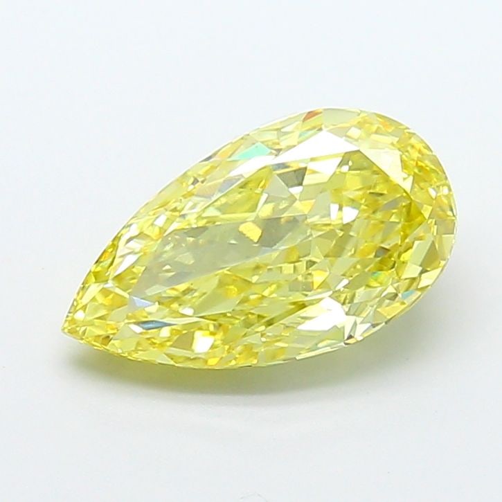 Loose Diamond - PEAR 4.02ct Fancy Intense Yellow VS1: Loose Diamond - PEAR 4.02ct Fancy Intense Yellow VS1 Source: This is a real non-mined Diamond that has been grown in a lab Shape: PEAR Carats: 4.02 Color: Fancy Intense Yellow Certification: IGI Video