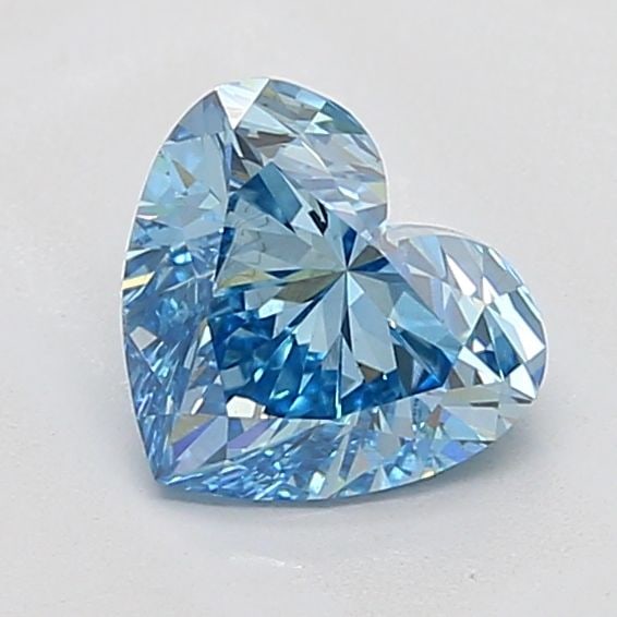 Loose Diamond - HEART 1.5ct Fancy Vivid Blue VS1: Loose Diamond - HEART 1.5ct Fancy Vivid Blue VS1 Source: This is a real non-mined Diamond that has been grown in a lab Shape: HEART Carats: 1.5 Color: Fancy Vivid Blue Certification: IGI Video: