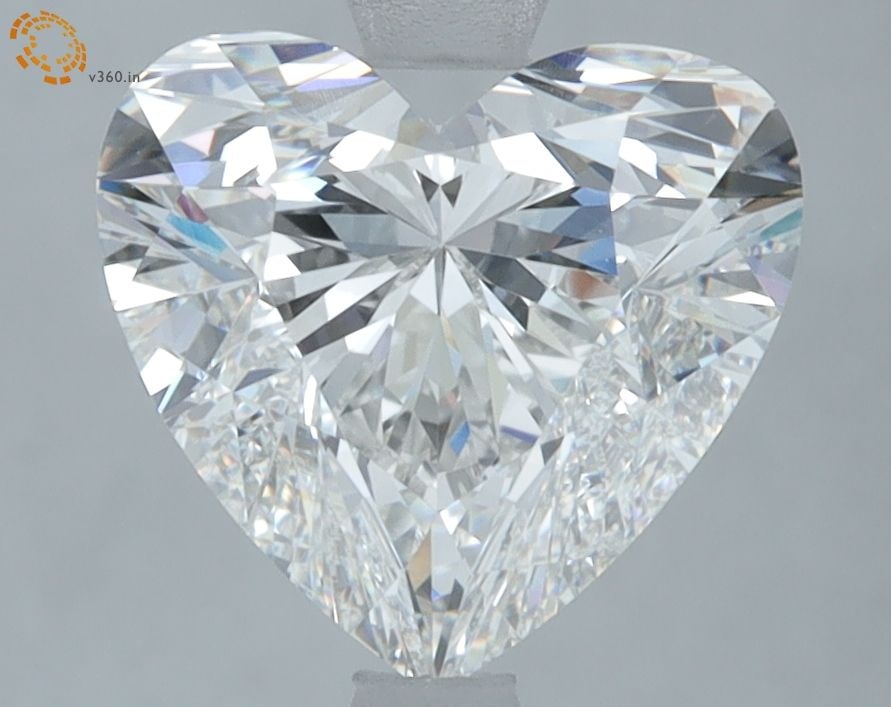 Loose Diamond - HEART 3.2ct F VVS2: Loose Diamond - HEART 3.2ct F VVS2 Source: This is a real non-mined Diamond that has been grown in a lab Shape: HEART Carats: 3.2 Color: F Clarity: VVS2 Certification: IGI Video: