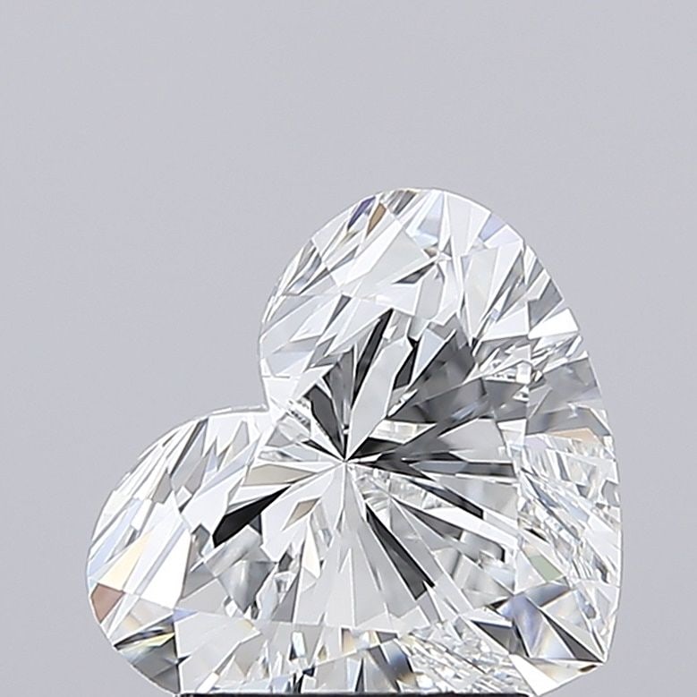 Loose Diamond - HEART 2.56ct D VVS2: Loose Diamond - HEART 2.56ct D VVS2 Source: This is a real non-mined Diamond that has been grown in a lab Shape: HEART Carats: 2.56 Color: D Clarity: VVS2 Certification: IGI Video: