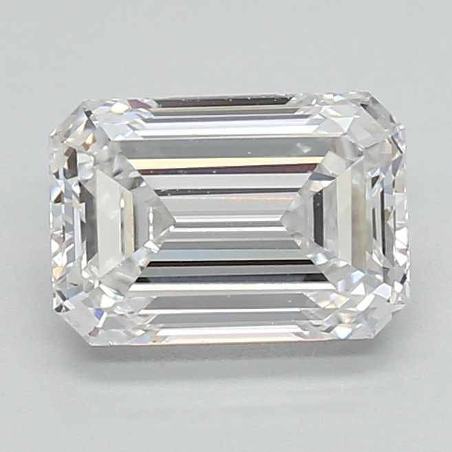 Loose Diamond - EMERALD 1.59ct E VVS1: Loose Diamond - EMERALD 1.59ct E VVS1 Source: This is a real non-mined Diamond that has been grown in a lab Shape: EMERALD Carats: 1.59 Color: E Clarity: VVS1 Certification: IGI Video: Video Link The