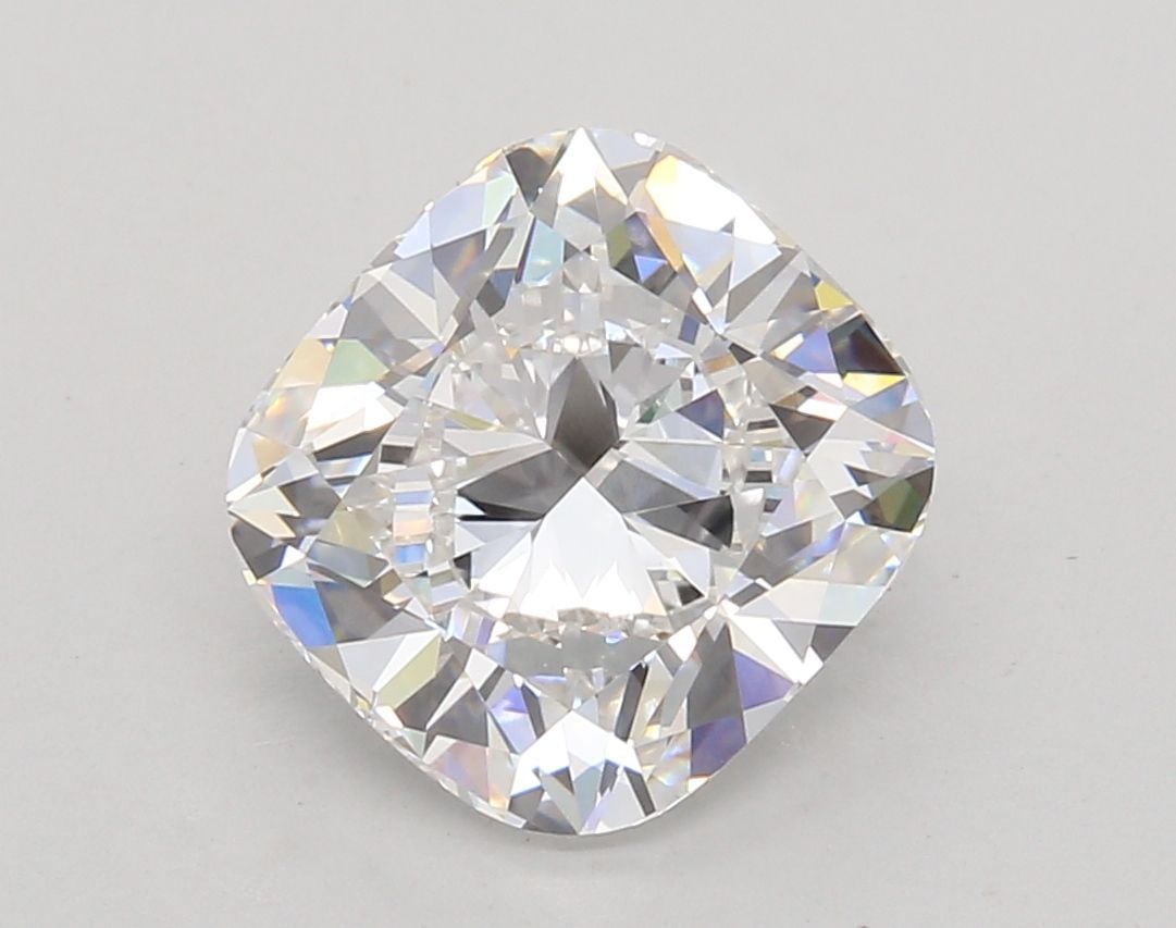 Loose Diamond - CUSHION MODIFIED 3.46ct E VVS2: Loose Diamond - CUSHION MODIFIED 3.46ct E VVS2 Source: This is a real non-mined Diamond that has been grown in a lab Shape: CUSHION MODIFIED Carats: 3.46 Color: E Clarity: VVS2 Certification: IGI
