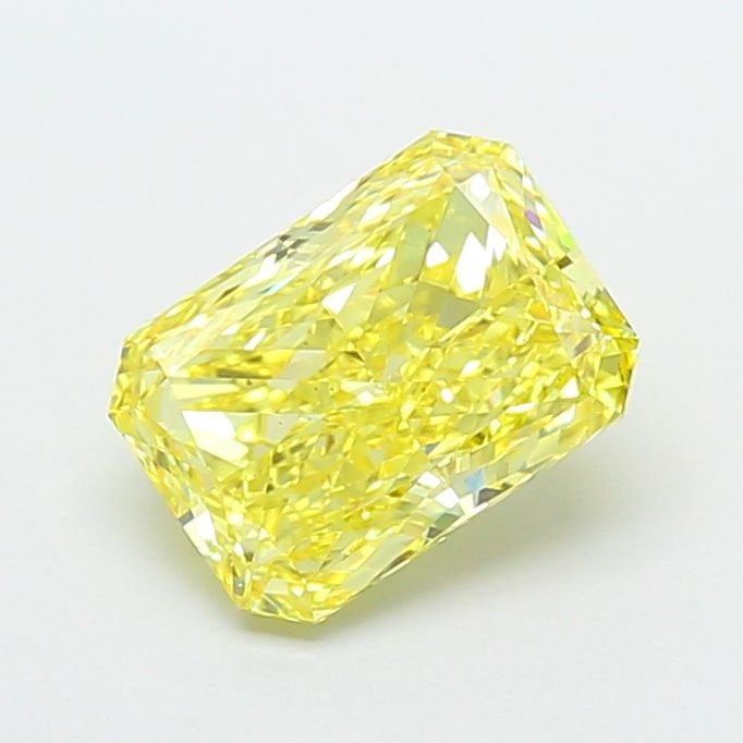 Loose Diamond - RADIANT 2.81ct Fancy Vivid Yellow VS1: Loose Diamond - RADIANT 2.81ct Fancy Vivid Yellow VS1 Source: This is a real non-mined Diamond that has been grown in a lab Shape: RADIANT Carats: 2.81 Color: Fancy Vivid Yellow Certification: IGI Vid