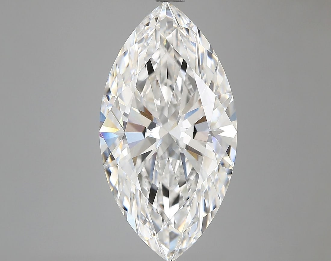 Loose Diamond - MARQUISE 5.06ct F VVS2: Loose Diamond - MARQUISE 5.06ct F VVS2 Source: This is a real non-mined Diamond that has been grown in a lab Shape: MARQUISE Carats: 5.06 Color: F Clarity: VVS2 Certification: IGI Video: