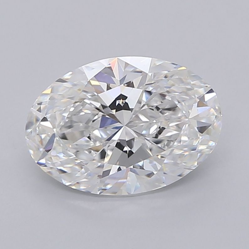 Loose Diamond - OVAL 2.55ct E VVS2: Loose Diamond - OVAL 2.55ct E VVS2 Source: This is a real non-mined Diamond that has been grown in a lab Shape: OVAL Carats: 2.55 Color: E Clarity: VVS2 Certification: IGI Video: