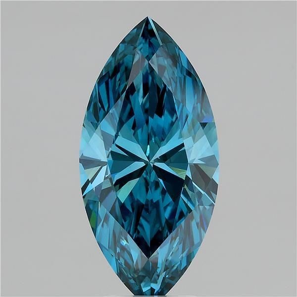 Loose Diamond - MARQUISE 5.07ct Fancy Vivid Blue VS1: Loose Diamond - MARQUISE 5.07ct Fancy Vivid Blue VS1 Source: This is a real non-mined Diamond that has been grown in a lab Shape: MARQUISE Carats: 5.07 Color: Fancy Vivid Blue Certification: IGI Video