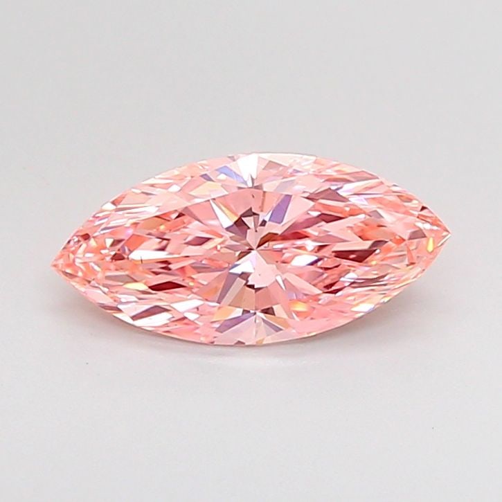 Loose Diamond - MARQUISE 1.06ct Fancy Vivid Pink VS2: Loose Diamond - MARQUISE 1.06ct Fancy Vivid Pink VS2 Source: This is a real non-mined Diamond that has been grown in a lab Shape: MARQUISE Carats: 1.06 Color: Fancy Vivid Pink Certification: NONE Vide