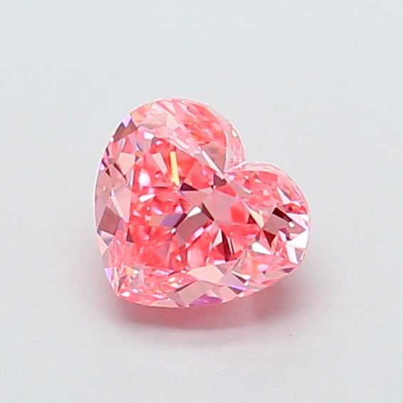 Loose Diamond - HEART 1.01ct Fancy Vivid Pink VVS2: Loose Diamond - HEART 1.01ct Fancy Vivid Pink VVS2 Source: This is a real non-mined Diamond that has been grown in a lab Shape: HEART Carats: 1.01 Color: Fancy Vivid Pink Certification: IGI Video: