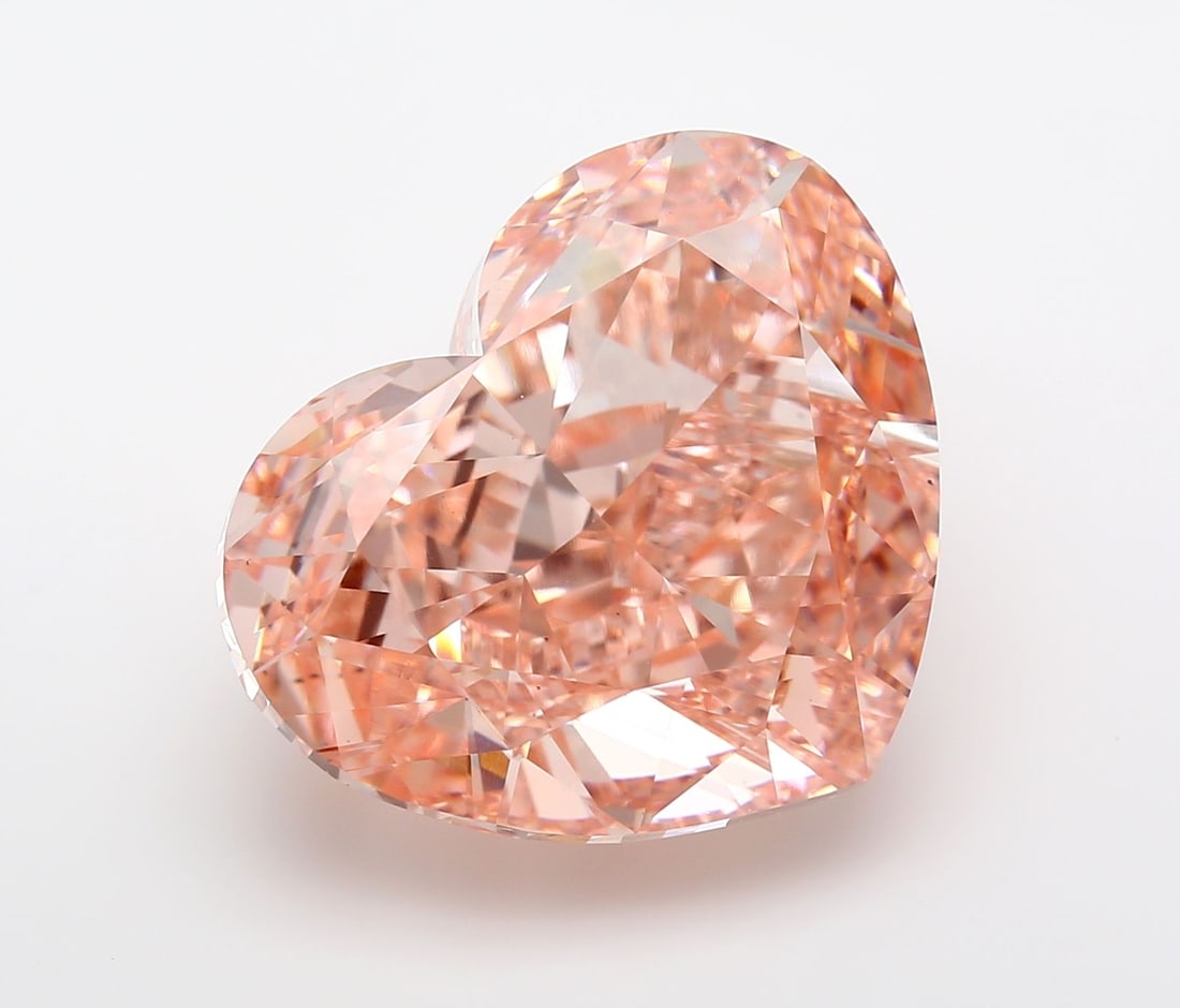 Loose Diamond - HEART 25.26ct Fancy Vivid Pink VS1: Loose Diamond - HEART 25.26ct Fancy Vivid Pink VS1 Source: This is a real non-mined Diamond that has been grown in a lab Shape: HEART Carats: 25.26 Color: Fancy Vivid Pink Certification: IGI Video: