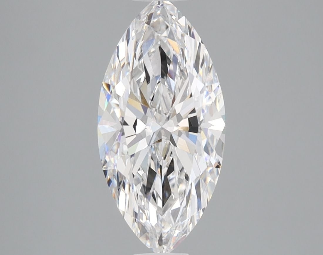 Loose Diamond - MARQUISE 1.58ct D VVS2: Loose Diamond - MARQUISE 1.58ct D VVS2 Source: This is a real non-mined Diamond that has been grown in a lab Shape: MARQUISE Carats: 1.58 Color: D Clarity: VVS2 Certification: IGI Video: