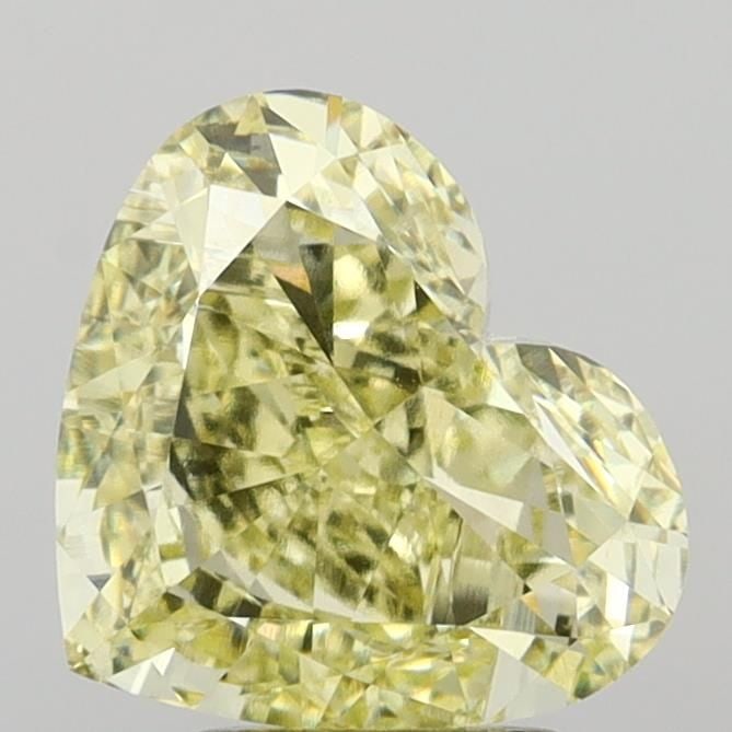Loose Diamond - HEART 4.07ct Fancy Yellow VS1: Loose Diamond - HEART 4.07ct Fancy Yellow VS1 Source: This is a real non-mined Diamond that has been grown in a lab Shape: HEART Carats: 4.07 Color: Fancy Yellow Certification: IGI The Diamond Depot G