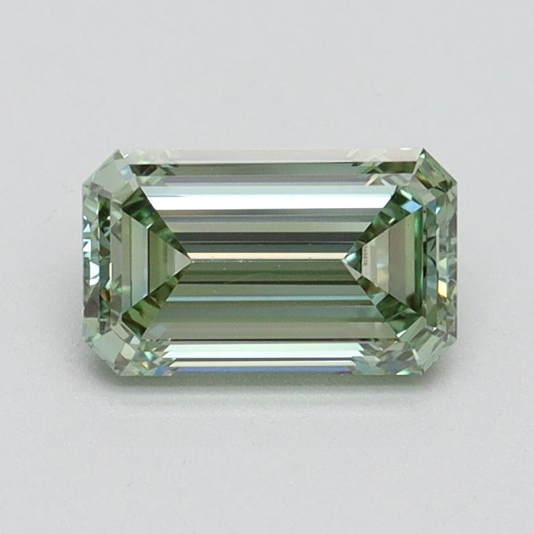 Loose Diamond - EMERALD 1.03ct Fancy Intense Green VS1: Loose Diamond - EMERALD 1.03ct Fancy Intense Green VS1 Source: This is a real non-mined Diamond that has been grown in a lab Shape: EMERALD Carats: 1.03 Color: Fancy Intense Green Certification: IGI V