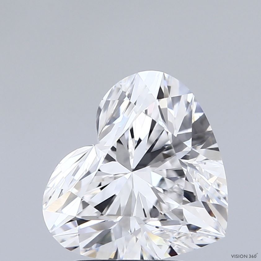 Loose Diamond - HEART 3.0ct E VS1: Loose Diamond - HEART 3.0ct E VS1 Source: This is a real non-mined Diamond that has been grown in a lab Shape: HEART Carats: 3.0 Color: E Clarity: VS1 Certification: IGI The Diamond Depot Guarantee: A
