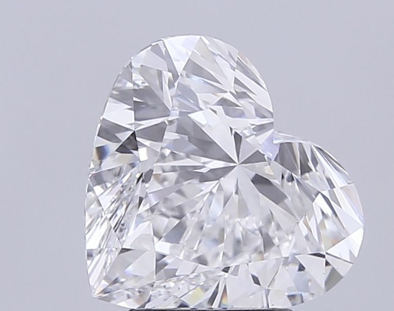 Loose Diamond - HEART 4.03ct D VS1: Loose Diamond - HEART 4.03ct D VS1 Source: This is a real non-mined Diamond that has been grown in a lab Shape: HEART Carats: 4.03 Color: D Clarity: VS1 Certification: IGI Video: