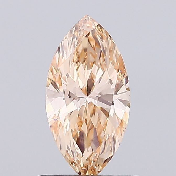Loose Diamond - MARQUISE 0.66ct Fancy Brown VS1: Loose Diamond - MARQUISE 0.66ct Fancy Brown VS1 Source: This is a real non-mined Diamond that has been grown in a lab Shape: MARQUISE Carats: 0.66 Color: Fancy Brown Certification: NONE Video: