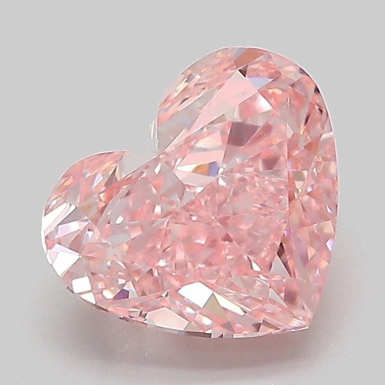 Loose Diamond - HEART 2.88ct Fancy Vivid Pink VVS2: Loose Diamond - HEART 2.88ct Fancy Vivid Pink VVS2 Source: This is a real non-mined Diamond that has been grown in a lab Shape: HEART Carats: 2.88 Color: Fancy Vivid Pink Certification: IGI Video: