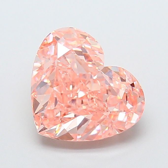 Loose Diamond - HEART 3.04ct Fancy Vivid Pink VS1: Loose Diamond - HEART 3.04ct Fancy Vivid Pink VS1 Source: This is a real non-mined Diamond that has been grown in a lab Shape: HEART Carats: 3.04 Color: Fancy Vivid Pink Certification: IGI Video: