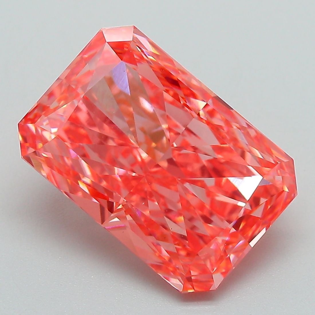 Loose Diamond - RADIANT 5.61ct Fancy Vivid Pink VS1 (1 of 1)