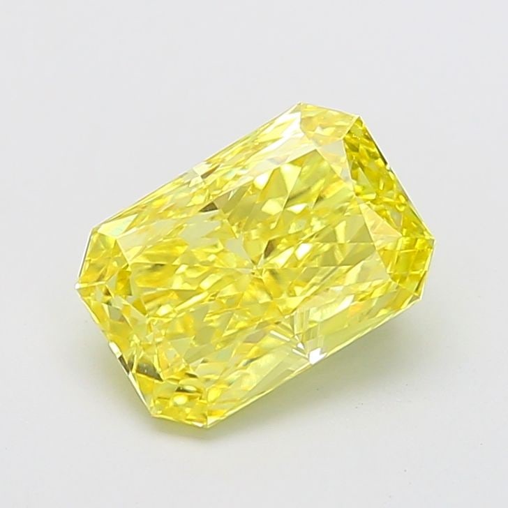 Loose Diamond - RADIANT 3.0ct Fancy Intense Yellow VVS2: Loose Diamond - RADIANT 3.0ct Fancy Intense Yellow VVS2 Source: This is a real non-mined Diamond that has been grown in a lab Shape: RADIANT Carats: 3.0 Color: Fancy Intense Yellow Certification: IGI