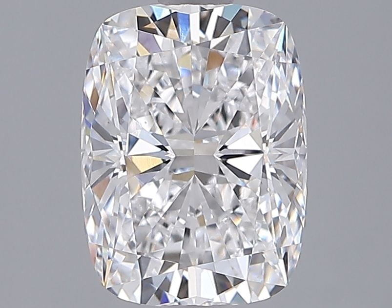 Loose Diamond - CUSHION MODIFIED 2.02ct D VS1: Loose Diamond - CUSHION MODIFIED 2.02ct D VS1 Source: This is a real non-mined Diamond that has been grown in a lab Shape: CUSHION MODIFIED Carats: 2.02 Color: D Clarity: VS1 Certification: IGI