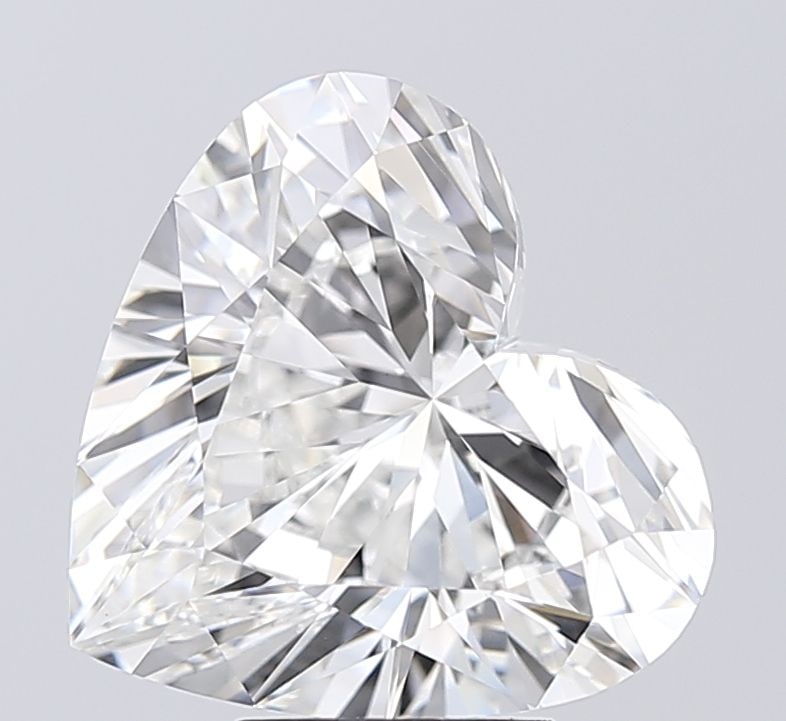 Loose Diamond - HEART 5.03ct E VVS2: Loose Diamond - HEART 5.03ct E VVS2 Source: This is a real non-mined Diamond that has been grown in a lab Shape: HEART Carats: 5.03 Color: E Clarity: VVS2 Certification: IGI Video:
