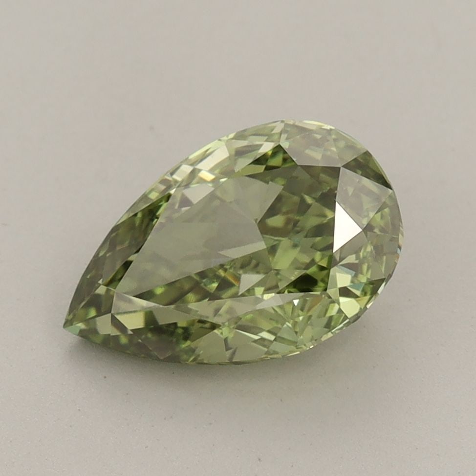 Loose Diamond - PEAR 2.08ct Fancy Vivid Green VVS2: Loose Diamond - PEAR 2.08ct Fancy Vivid Green VVS2 Source: This is a real non-mined Diamond that has been grown in a lab Shape: PEAR Carats: 2.08 Color: Fancy Vivid Green Certification: IGI Video: