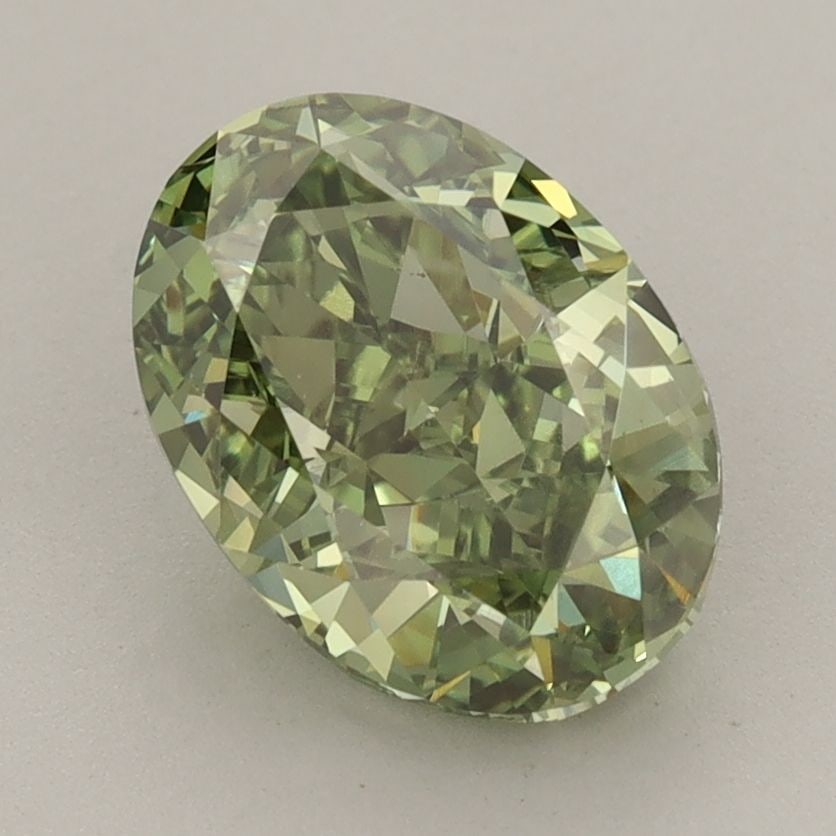 Loose Diamond - OVAL 2.65ct Fancy Vivid Green VS2: Loose Diamond - OVAL 2.65ct Fancy Vivid Green VS2 Source: This is a real non-mined Diamond that has been grown in a lab Shape: OVAL Carats: 2.65 Color: Fancy Vivid Green Certification: IGI Video: