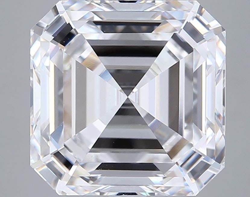 Loose Diamond - ASSCHER 8.01ct E VVS2: Loose Diamond - ASSCHER 8.01ct E VVS2 Source: This is a real non-mined Diamond that has been grown in a lab Shape: ASSCHER Carats: 8.01 Color: E Clarity: VVS2 Certification: GIA Video: