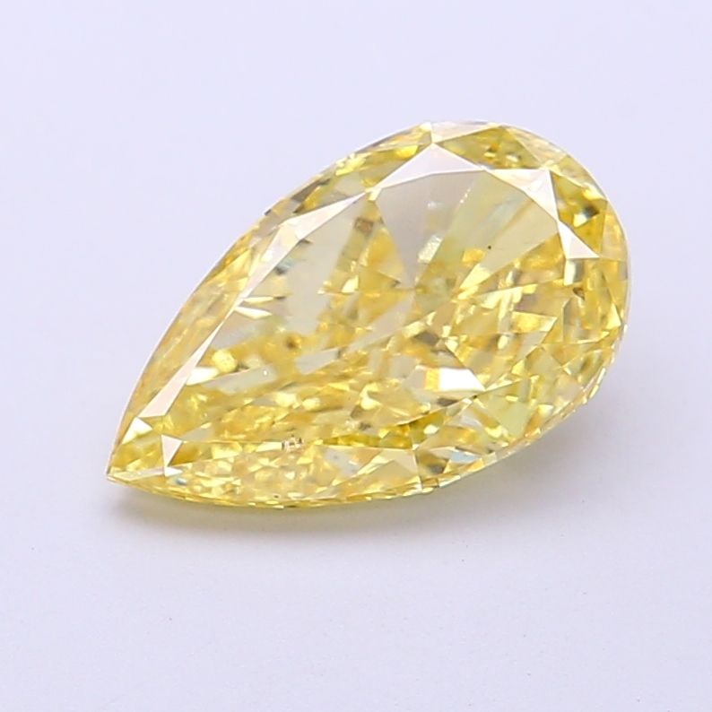 Loose Diamond - PEAR 2.0ct Fancy Vivid Yellow SI1: Loose Diamond - PEAR 2.0ct Fancy Vivid Yellow SI1 Source: This is a real non-mined Diamond that has been grown in a lab Shape: PEAR Carats: 2.0 Color: Fancy Vivid Yellow Certification: IGI Video: