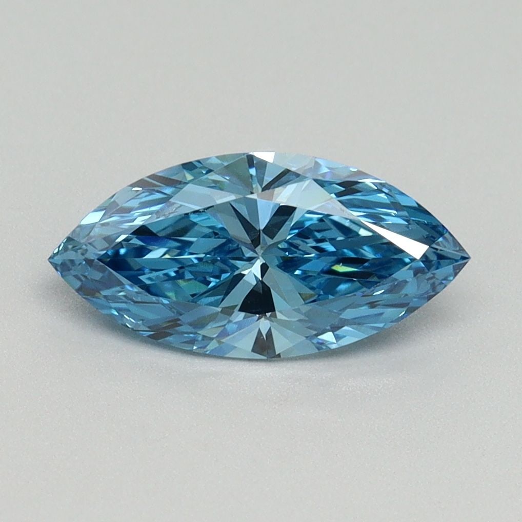 Loose Diamond - MARQUISE 1.13ct Fancy Vivid Blue VS1: Loose Diamond - MARQUISE 1.13ct Fancy Vivid Blue VS1 Source: This is a real non-mined Diamond that has been grown in a lab Shape: MARQUISE Carats: 1.13 Color: Fancy Vivid Blue Certification: IGI Video