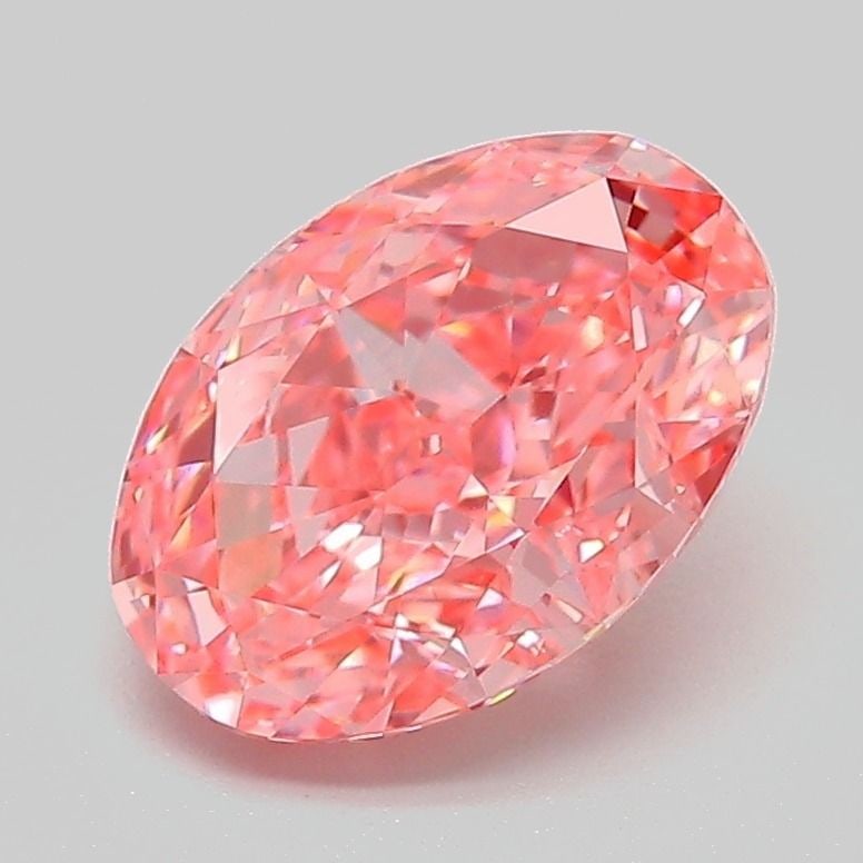 Loose Diamond - OVAL 2.05ct Fancy Vivid Pink VVS2: Loose Diamond - OVAL 2.05ct Fancy Vivid Pink VVS2 Source: This is a real non-mined Diamond that has been grown in a lab Shape: OVAL Carats: 2.05 Color: Fancy Vivid Pink Certification: IGI Video: