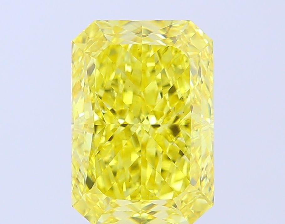 Loose Diamond - RADIANT 5.12ct Fancy Vivid Yellow VS2: Loose Diamond - RADIANT 5.12ct Fancy Vivid Yellow VS2 Source: This is a real non-mined Diamond that has been grown in a lab Shape: RADIANT Carats: 5.12 Color: Fancy Vivid Yellow Certification: IGI